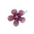 OMBRE CRYSTAL FLOWER CLIP