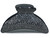 Crystal Covered Hair Jaw Clip in dark grey