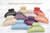 Crystal Covered Hair Jaw Clip: nine of the colours together with title text