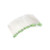Celeste Twist Crystal Hair Comb in green