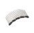 Celeste Twist Crystal Hair Comb in black