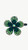 Crystal Daisy Flower Magnetic Barrette