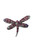 Auréline Dragonfly Crystal Magnetic Barrette