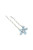 Petite Fleur Crystal Hair Stick in light blue