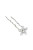 Petite Fleur Crystal Hair Stick in clear