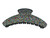 Aurora Grande Crystal Hair Claw: curved claw covered in multicolour stones on a black base