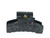 Aurora Petite Crystal Hair Jaw: hair jaw in dark grey stones, back view showing the hinge