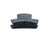 Aurora Petite Crystal Hair Jaw: compact hair jaw covered in silver-grey stones