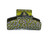 Aurora Petite Crystal Hair Jaw: hair jaw in olive-green stones, back view showing the hinge