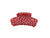 Aurora Petite Crystal Hair Jaw: compact hair jaw covered in red stones