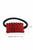Lumière Petite Crystal Ponytail Holder: red crystal ponytail holder with its size marked in centimetres