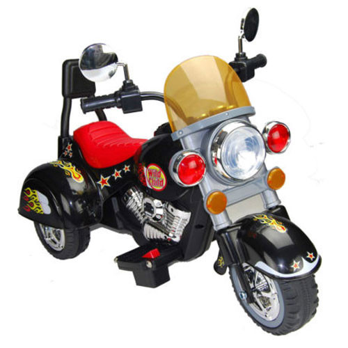 Kids 6v Rock & Roll Style Harley Ride-On Motorbike