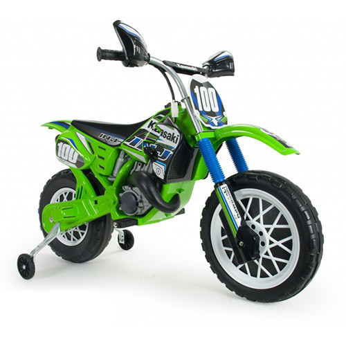 Injusa Kawasaki Motocross 6v Licensed Ride On Kids Bike