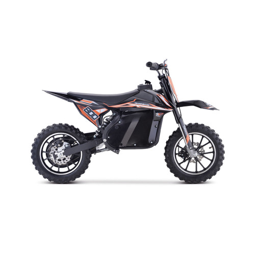 Kids 36v 800w Battery Powered Ride on Orange RNR Motorbike