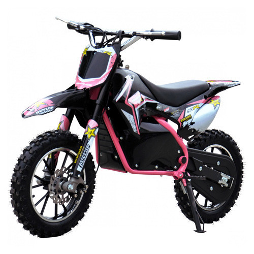 Pink 36v Battery Powered Older Childrens Ride-on Motorbike