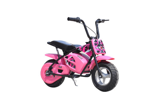 Girls 24v RIde-on Pink Monkey Bike Battery Powered Motorbike