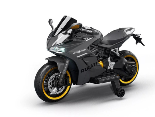 Kids Graphite 12v Licensed Ducati Panigal Ride-on Super Bike