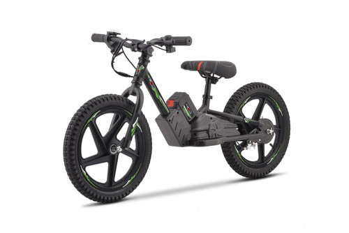 eNeo Boys Green 16 Inch Wheel Electric Powered Balance Bike