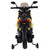 Yellow Kiddies 12v Sit-on Battery Powered Moped with Stabilizers