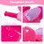 12v Pink Ice Cream Style Kids Electric Trike & Removeable Sidecar
