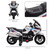 Kiddies 12V Sit-on White Battery Motorbike with Stablizers Age 3-5