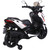 Kiddies White 12 Volt Sit-on Battery Powered Moped with Stabilizers