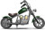 Kids 24v Retro Green & Black Chopper Electric Ride on Motorcycle