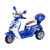 Kids Blue Mini Mod Cute 6v Ride On Moped Tricycle with Storage