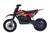 48v Red Motorized Brushless Motor Lithium Power Dirt Motorbike