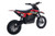 48v Red Motorized Brushless Motor Lithium Power Dirt Motorbike
