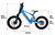 Kids New Black 2025 Revvi 18 Inch 24V Electric Balance Bike