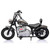 Kids 24v Silver Chopper Style Battery Powered Ride on Motorcycle