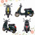 Kids Racing Green Licensed New Shape Vespa 12V Ride-on Moped Motorbike