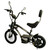 Kids Dark Destroyer Retro Chopper Style 24v Ride On Balance Bike