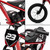 Kids 16 Inch Red Off Road 24v Battery Phat-Boy Tyre Balance Bike