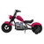 Girls Pink 24v Retro Ride on Chopper Motorcycle Battery Powered