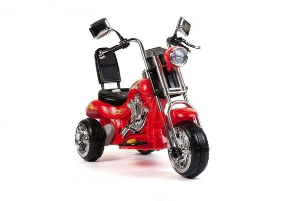 Red 6v USA Chopper Trike Ride-on Motorbike