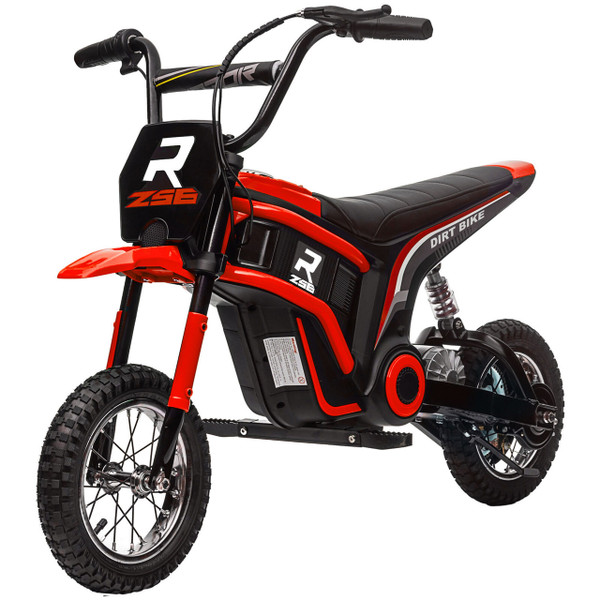 Children's Red 24v 350W RZ56 Ride-on Kids Motorized Dirt Bike