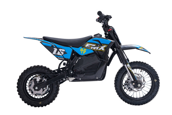 Kids 48v Blue Motorized Brushless Lithium Motor Dirt Motorbike