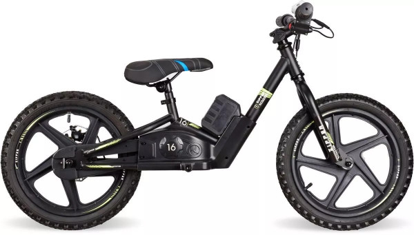 Boys Green Stunt-Pro 16 Inch Wheel 24v Powered Balance Bike