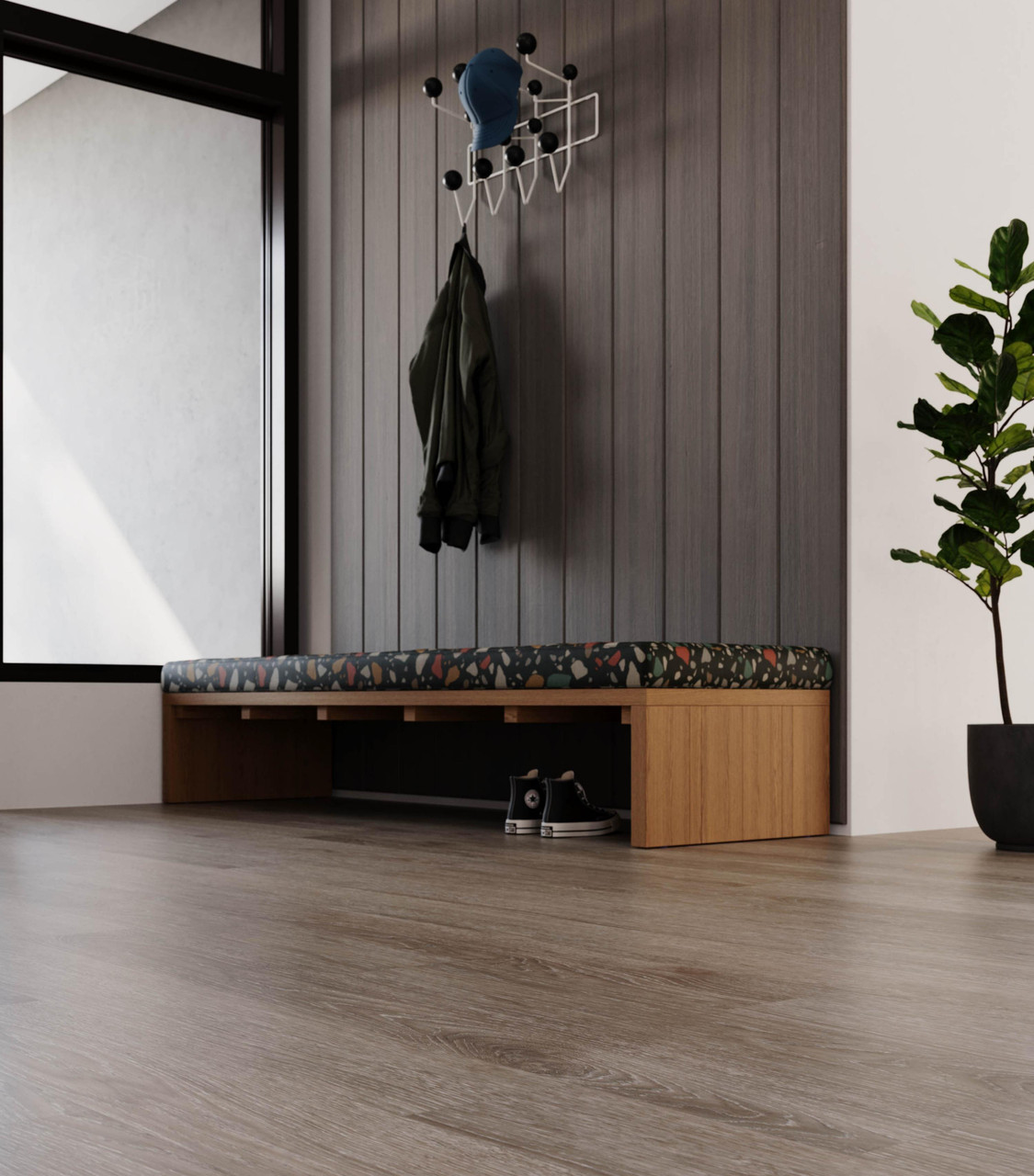 Flooret Luxury Vinyl Plank Flooring Grey Sample Kit, 6 Pieces of 12 Cut  Samples from Real Planks