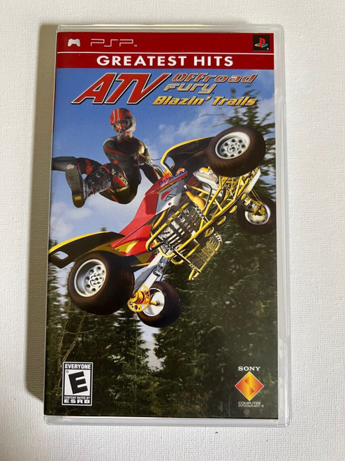 ATV Offroad Fury Blazin Trails Sony PSP Complete in Box