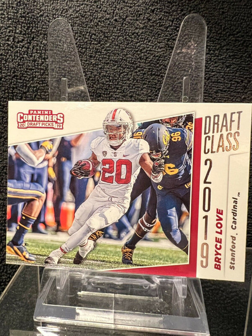 2019 Panini Contenders Draft Tickets Draft Class #3 BRYCE LOVE RC