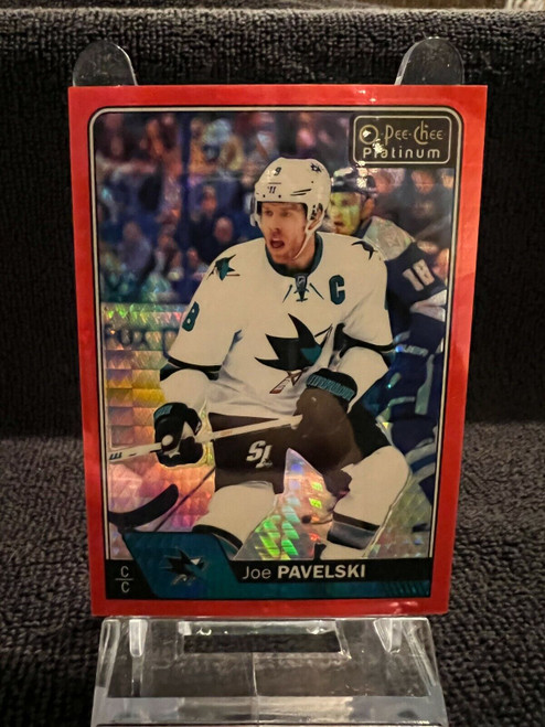 2016-17 O-Pee-Chee Platinum Red Prism 046 / 199 Joe Pavelski #117