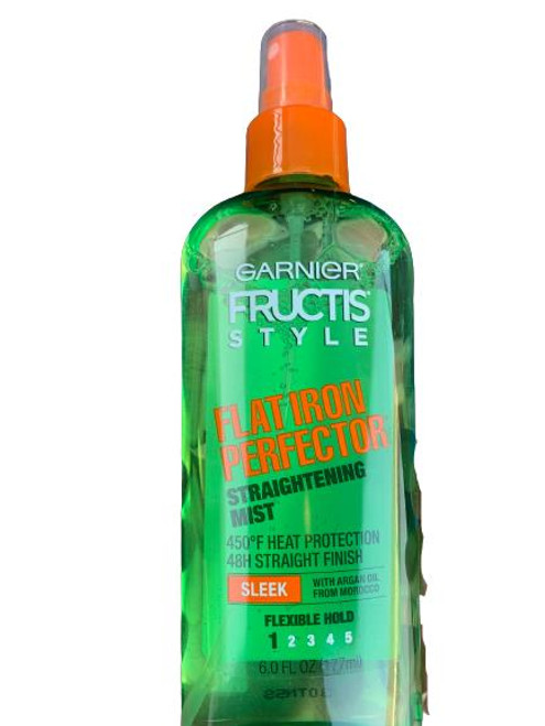 QTY 2 Garnier Fructis Style Sleek & Shine Flat Iron Perfector Straightening 6oz