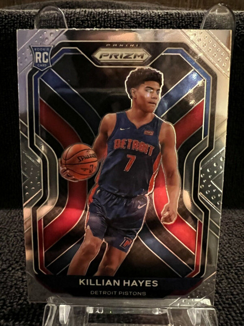 Killian Hayes 2020-21 Panini Prizm #270 Silver Prizm Rookie Card RC Pistons