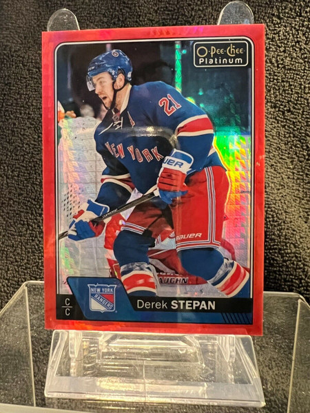 Derek Stepan 2016-2017 16-17 OPC O-Pee-Chee Platinum Red Prism 063 / 199 #95