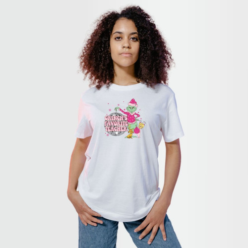 Grinch Favorite Teacher Tshirt