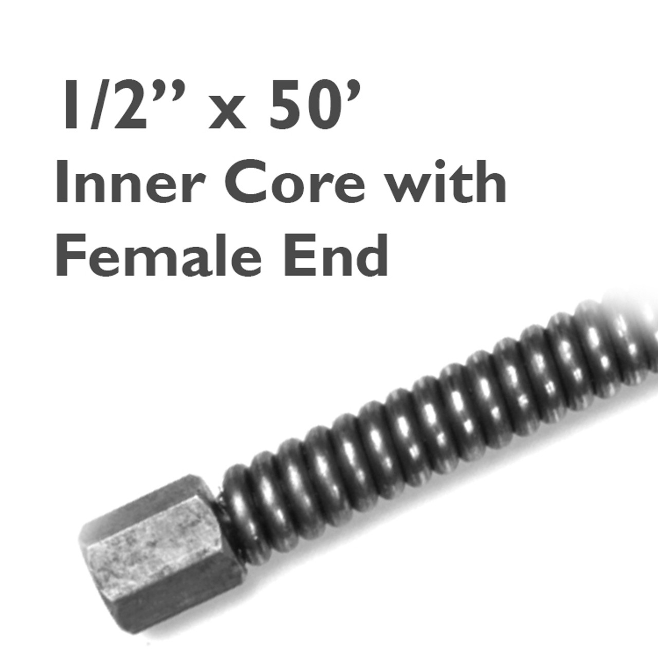 1/4 x 50' Commercial Inner Core Drain Snake