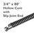 3/4" x 80' hollow core drain cable with slip joint ends